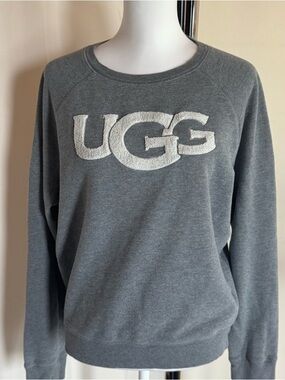 UGG Charcoal Gray Logo Sweatshirt